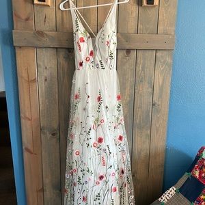 Floral formal dress
